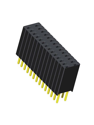 1.27x2.54mm Female Header H8.5 Dual Row Straight