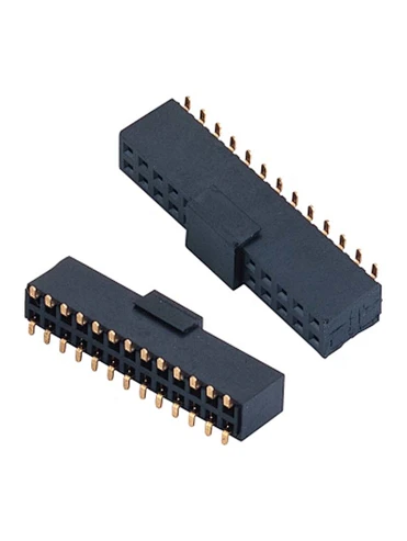 1.27mm Female Header H3.4 Dual Row SMT Type