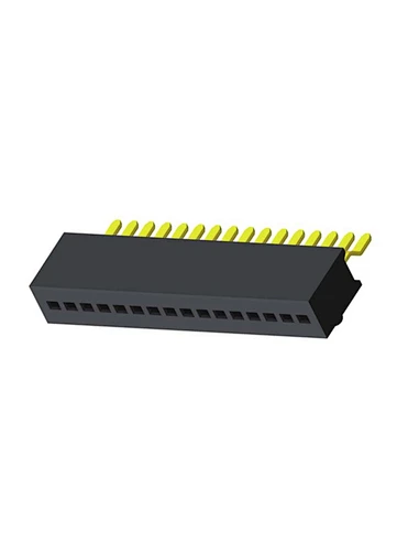 1.0mm Female Header H2.0 Single Row Right Angle SMT
