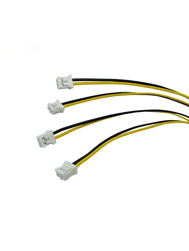 JST 2.0mm Pitch Connector Housing to end Stripped Tinned UL1007 24AWG Wire harness Cable