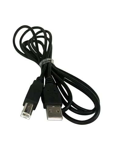 USB 2.0 A Male 4P to Mini B Male 5P, L=1.5M, UL2725 28AWGx1P +26AWGx2C+AL+B, OD4.2mm, Black