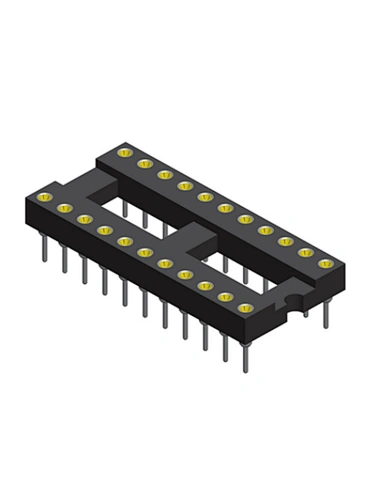1.778mm IC Socket H=2.8mm Straight Female Type L=7.40MM Tube Packing