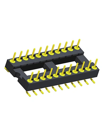 2.54mm IC Socket SMT Type L=10.0 Tube Packing