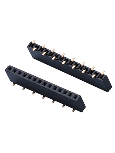 2.54mm Female Header H3.5 Single Row 1x14P SMT