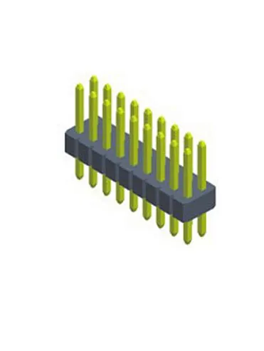 1.0mm Pin Header H1.0 Dual Row Straight Type
