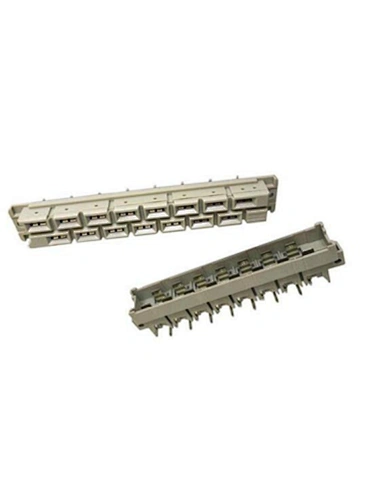 5.08mm DIN41612 Right Angle 16P TO 64P Male