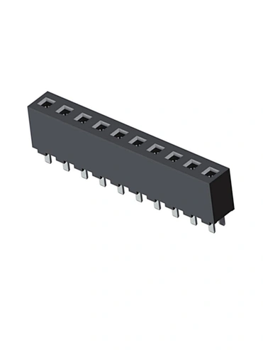 3.96mm Female Header H8.89 Single Row Straight