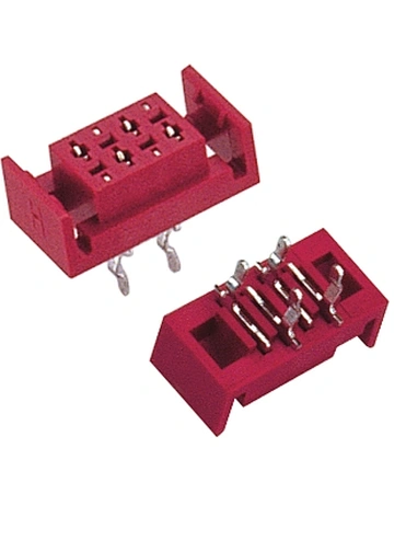 1.27mm Micro Match Connectors Straight Female Dip Type