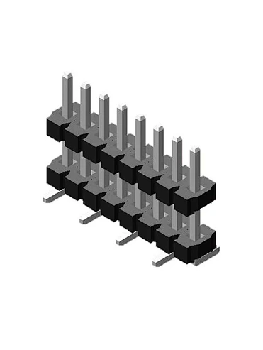 5.08mm Pin Header H2.5 Single Row 2 Bodies SMT