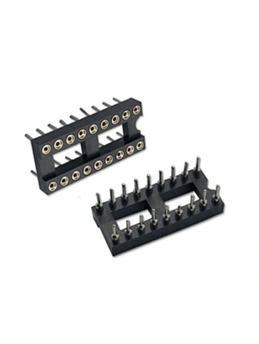 2.54mm IC Socket H3.0 Straight Female Type L=4.2 Tube Packing