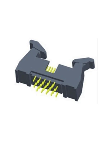 1.27x2.54mm Ejector Header Straight Four Rows Foot