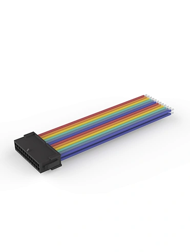 Molex 3.0mm Dual Row 2x01 to 2x12P Male Housing to End Stripped Tinned Wiring Cable Harness Assembly