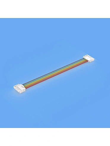 6.35mm 2P Male Housing to opposite 6.35mm Male Housing 16AWG Wire Harness Cable