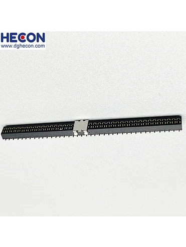 1.27mm SMT Female Header Top Entry U Metal Cap
