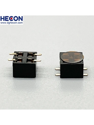2.0mm Female header H2.8 Dual Row SMT 2X02P