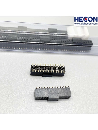 female dual row receptacle