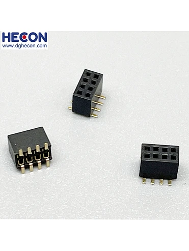 1.27mm Female Header SMT 2x04P