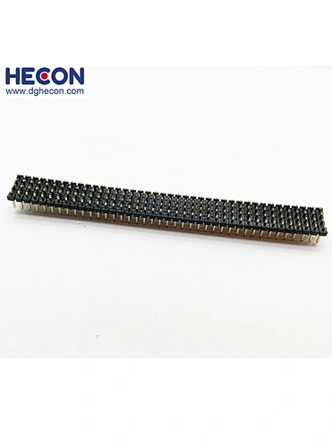 1.27mm Pin Header H1.5 Four Row Straight Dual Body