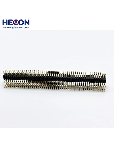 1.27x2.54mm Pin header H2.5 Dual Row Right Angle