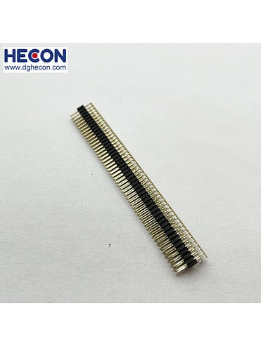 1.27mm Pin header H2.5 Dual Row Right Angle