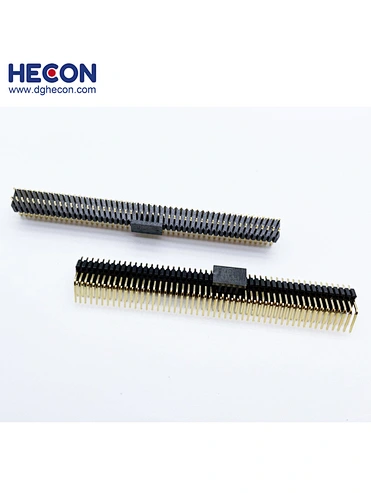 1.27x2.54mm Pin header H2.5 Dual Row Right Angle