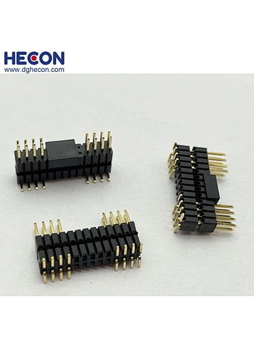 1.27mm Pin header H2.5 Dual Row SMT Dual Body