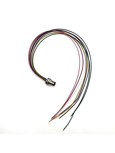 M12 Waterproof Cable Male 8Pin Connector for industrial control
