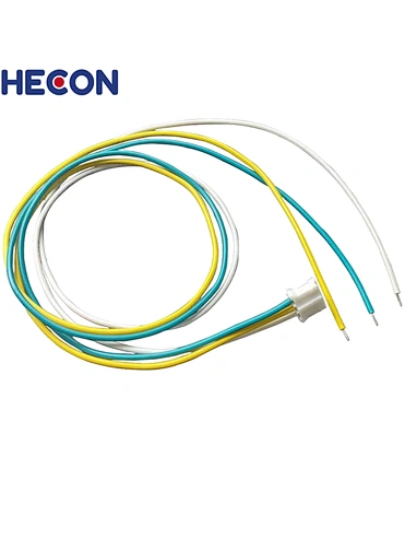 JST PH 2.0mm 3P connector T stripped Tinned UL1007 26AWG Green Yellow White Wire Harness Cable