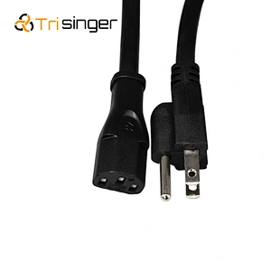 ac power cord free sample 3pin plug us 3 pin power cable for computer