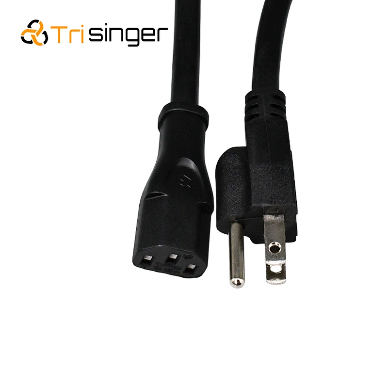 ac power cord free sample 3pin plug us 3 pin power cable for computer