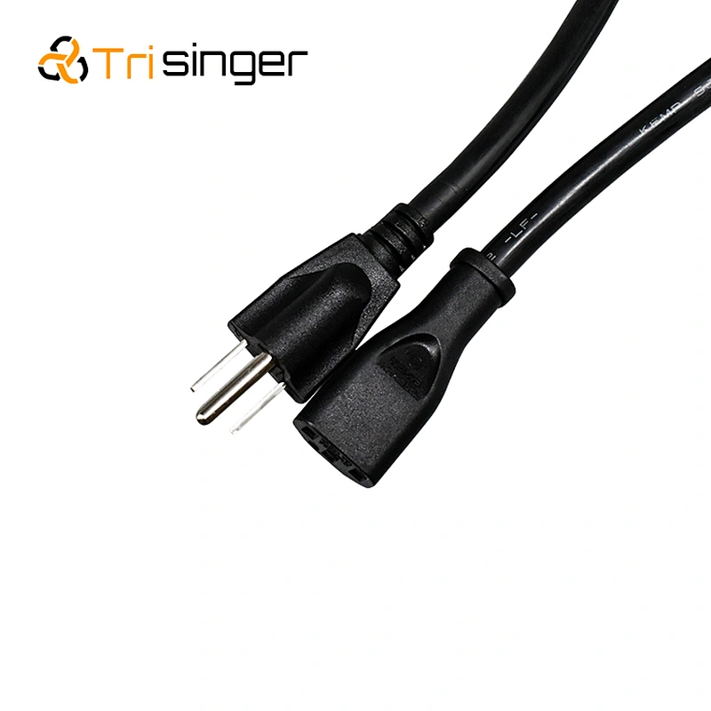ac power cord free sample 3pin plug us 3 pin power cable for computer