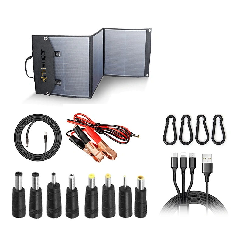 20W Solar Battery Charger Folding Solar Blanket