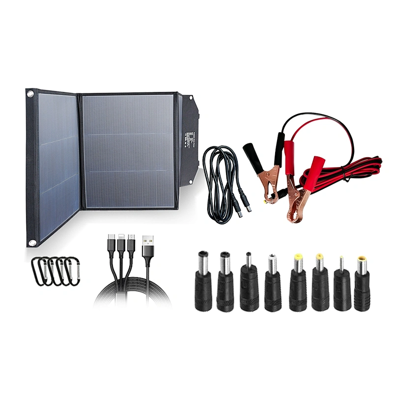 20W Solar Battery Charger Folding Solar Blanket