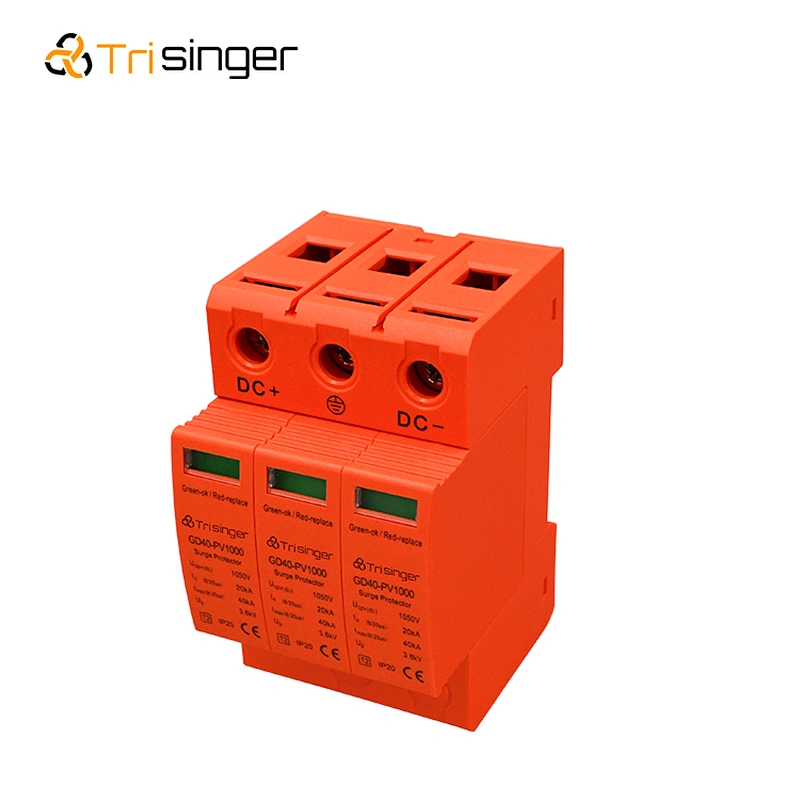 40KA 1000V 3P SPD Waterproof DC Surge Protector