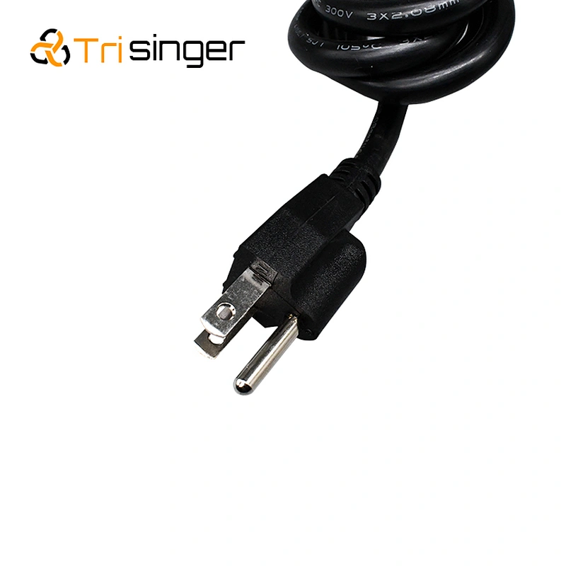 ac power cord free sample 3pin plug us 3 pin power cable for computer