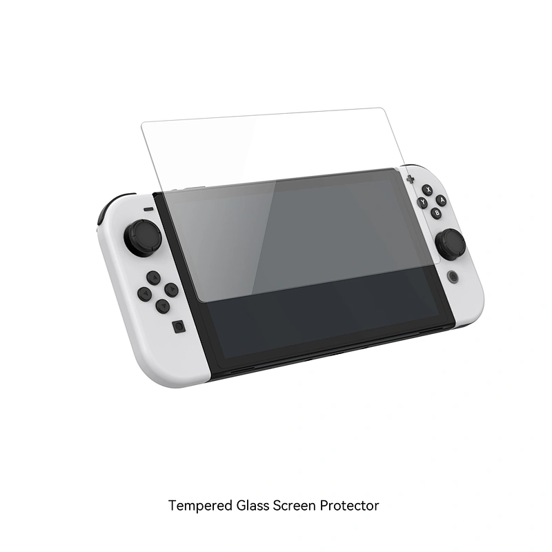 2 PACKS 9H Tempered Glass Screen Protector transparency Screen Protector for Nintendo Switch/OLED /Lite Console Game Accessories