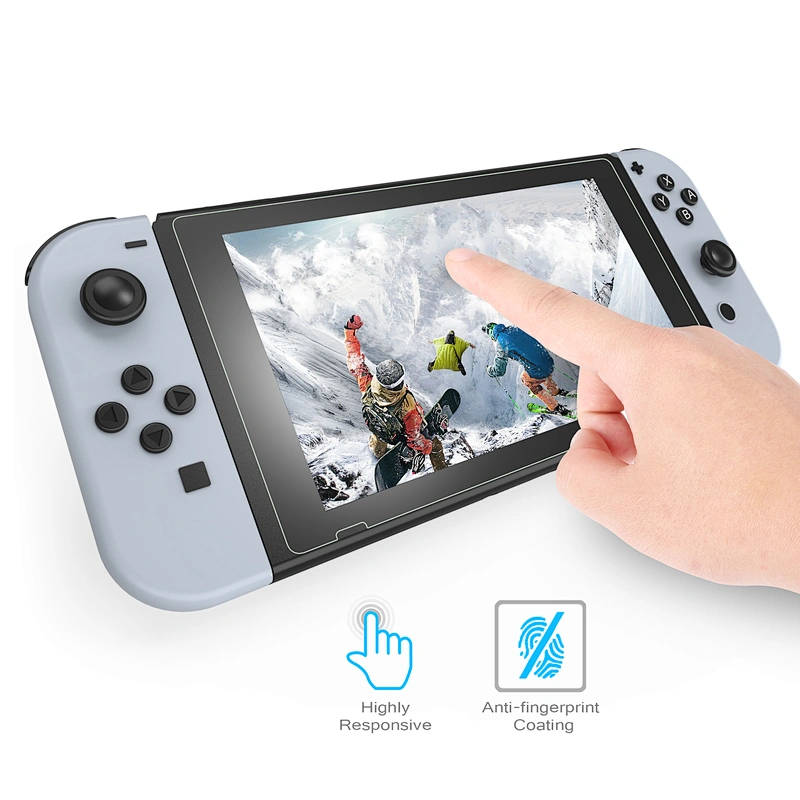2 PACKS 9H Tempered Glass Screen Protector transparency Screen Protector for Nintendo Switch/OLED /Lite Console Game Accessories