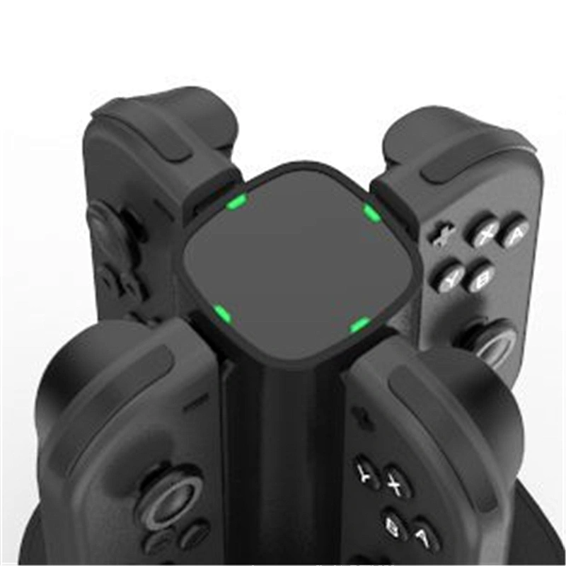 4 in 1 Charger Stand For Nintendo Switch Joy-Con Controllers with LED Indicator and Charging Cable
