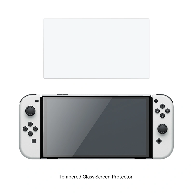 2 PACKS 9H Tempered Glass Screen Protector transparency Screen Protector for Nintendo Switch/OLED /Lite Console Game Accessories