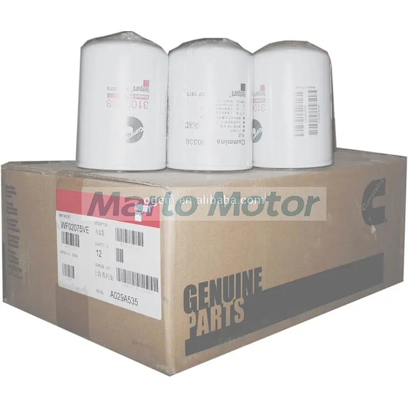 Genuine diesel engine parts Cummins Water Filter WF2075
