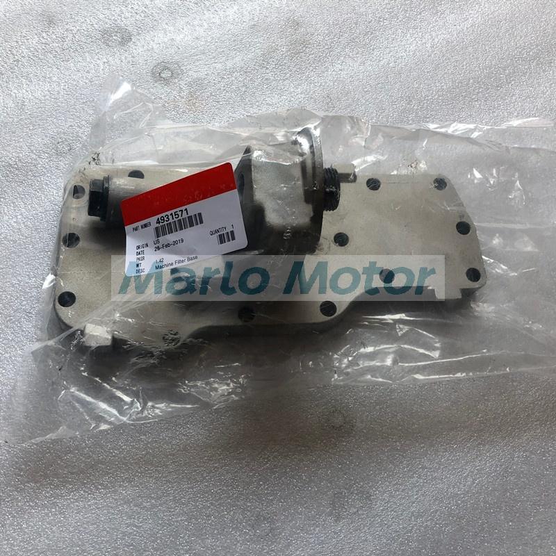 QSB6.7 ISBE ISDE diesel engine spare parts oil filter head 4931571 4931572 4980333