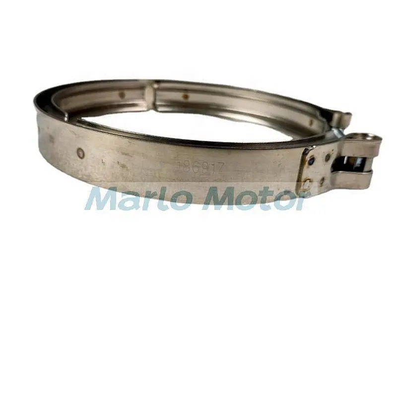 Diesel exhaust outlet connection V band clamp 186917 43828 for NT855 NTA855