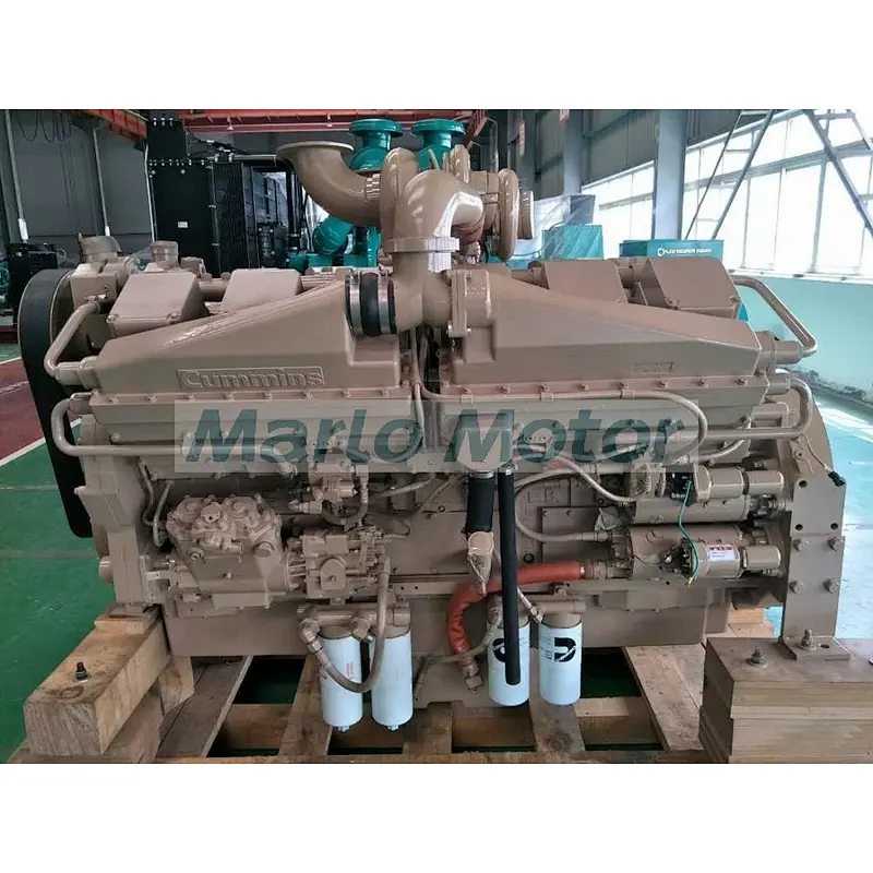 Original CCEC Cummins engine assy KTA38 P1300 SO60169 used in dredger auxiliary marine engine