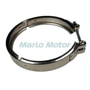 Diesel exhaust outlet connection V band clamp 186917 43828 for NT855 NTA855