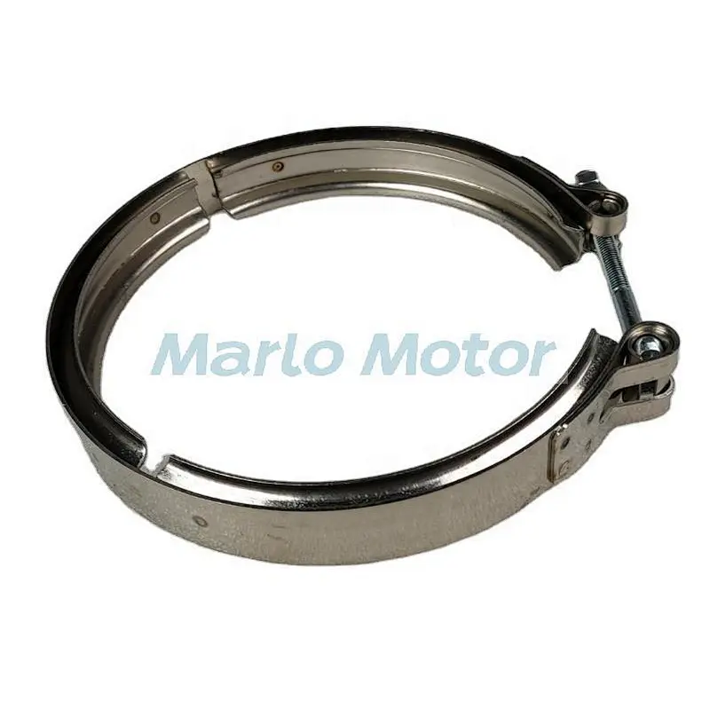 Diesel exhaust outlet connection V band clamp 186917 43828 for NT855 NTA855