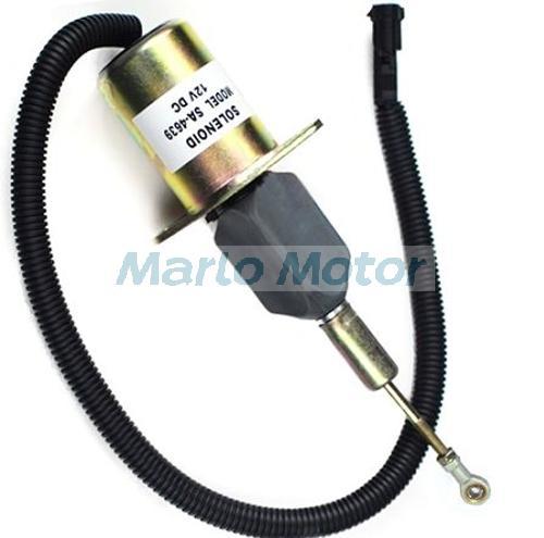 Diesel engine spare parts fuel shutoff stop solenoid 3932546 SA-4639-24V 3932545 SA-4639-12V