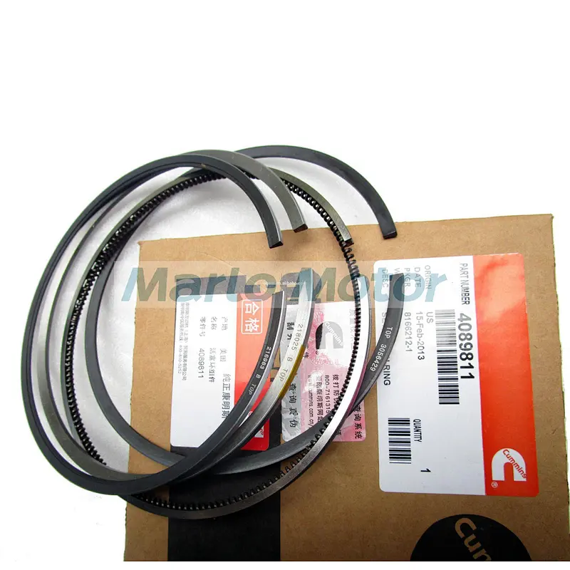 Original Cummins NTA855 engine piston ring kit 4089811 3803471 3801755