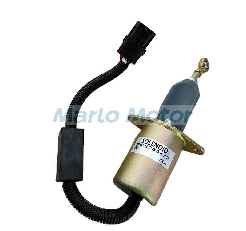 6CT 6CTAA8.3 6C8.3 QSC8.3 QSC 8.3 ISC8.3 diesel engine shut off solenoid valve 5284432