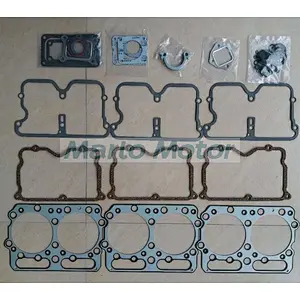 NT855 NTA855 upper engine gasket kit 3801330 with N14 cylinder head gasket 4058790 131555