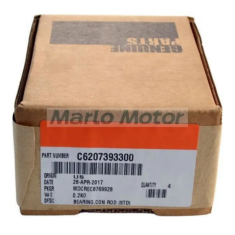 B3.3 QSB3.3 diesel engine parts 0.25 connecting rod bearing C6207393300 thrust bearing C6204298500 main bearing C6204298100